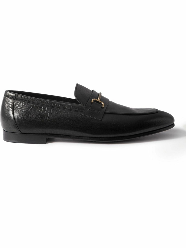 Photo: Dunhill - Chiltern Leather Loafers - Black