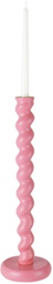 POLSPOTTEN Pink Twister XL Candle Holder