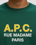 A.P.C. T Shirt Apc Madame H Green - Mens - Shortsleeves