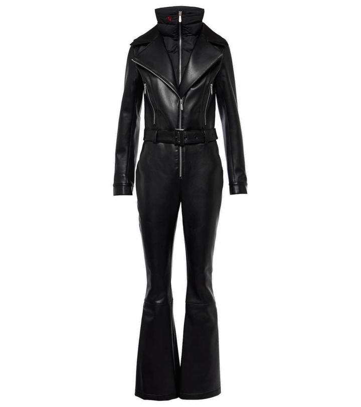 Photo: Perfect Moment Belted faux leather ski suit