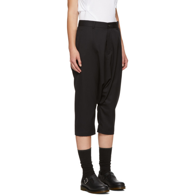 Comme des Garcons Girl Black Wool Sarouel Trousers Comme des Garcons