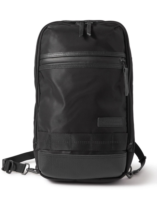 Photo: Master-Piece - Rise Leather-Trimmed CORDURA Nylon Backpack