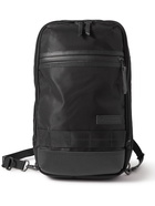 Master-Piece - Rise Leather-Trimmed CORDURA Nylon Backpack