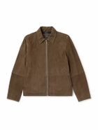 Rag & Bone - Melrose Suede Blouson Jacket - Brown
