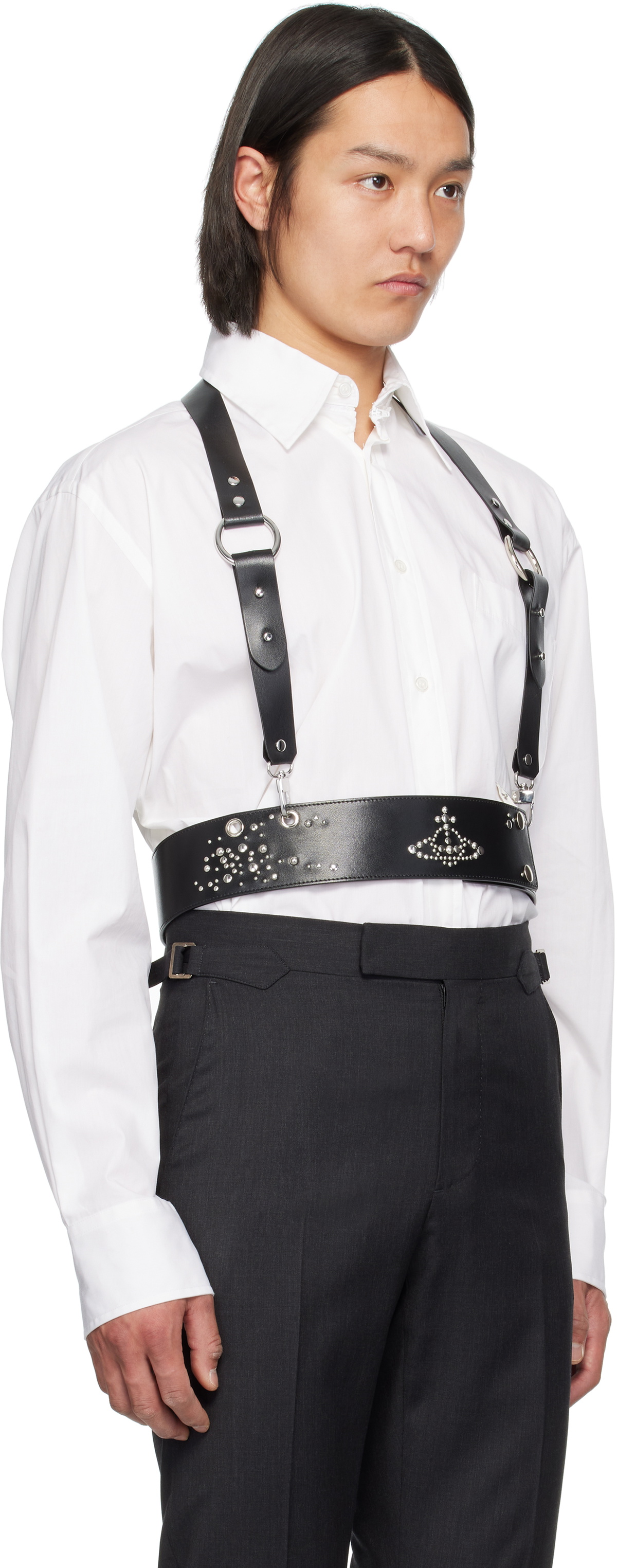 Vivienne Westwood Black Studs Harness Belt Vivienne Westwood