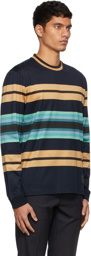 Paul Smith Navy Degrade Stripe T-Shirt