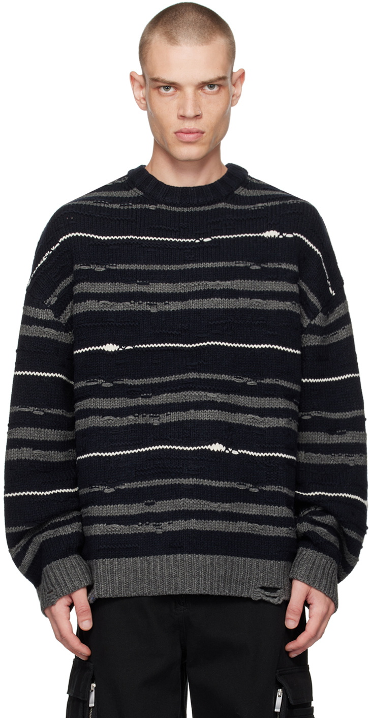 Juun.J Black Synthesize Sweatshirt Juun.J