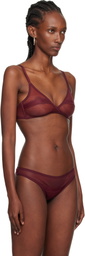 Yasmine Eslami Burgundy Serena Soft Bra