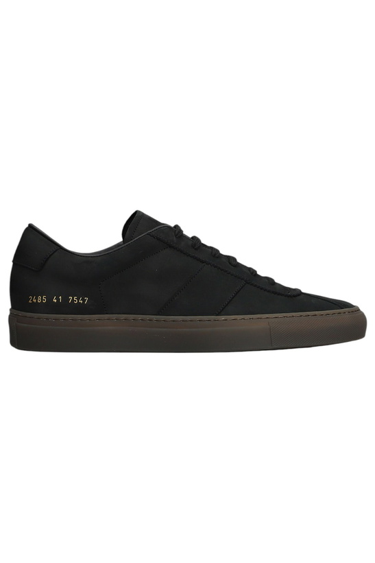 Photo: Common Projects Tennis Trainer Sneakers In Black Leather