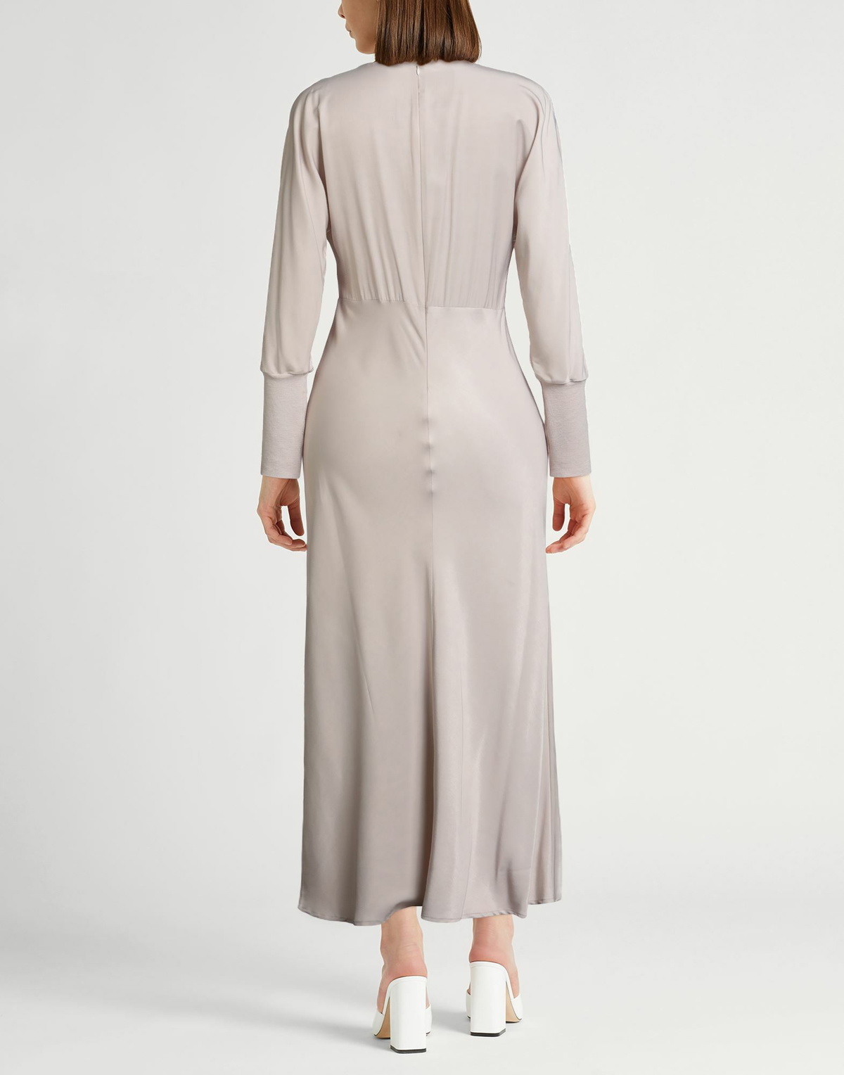 Peserico Womens Midi dress Taupe