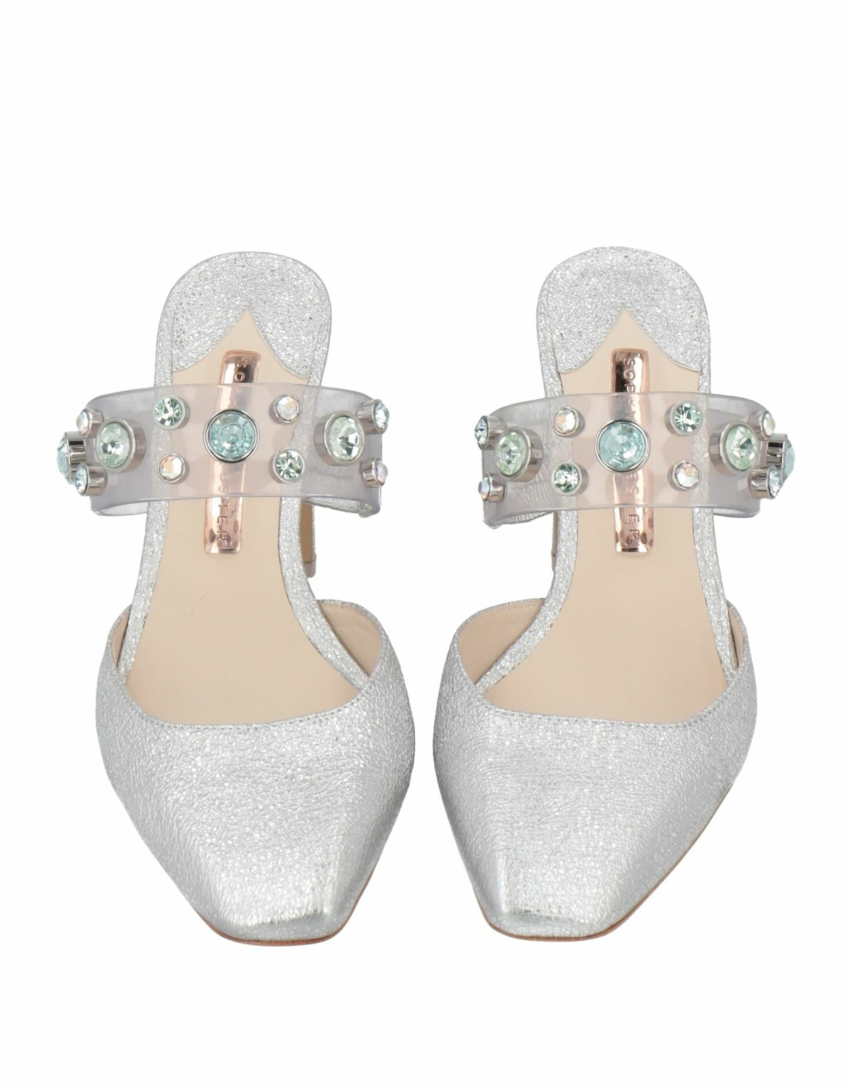 Sophia Webster Womens Mules & Clogs in Silver
