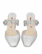 Sophia Webster Womens Mules & Clogs in Silver