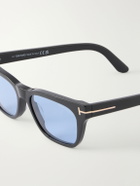 TOM FORD - Penn-02 Rectangle-Frame Acetate Sunglasses - Black
