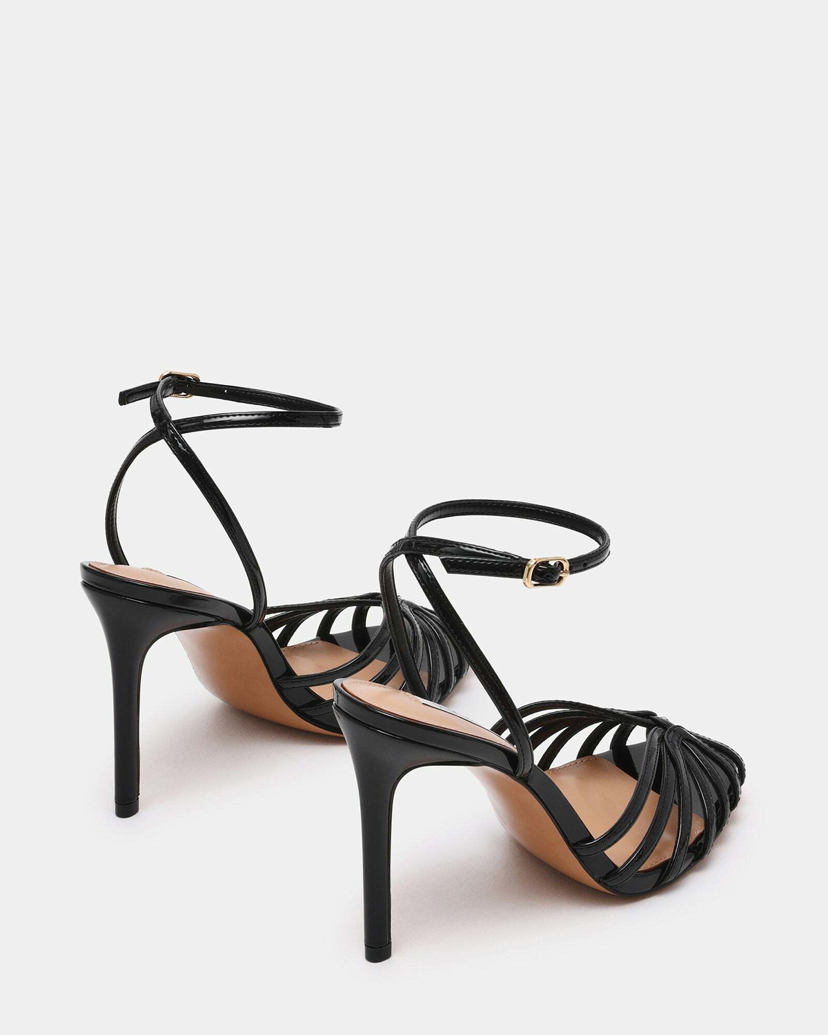 Steve Madden Mizuna Heels in Black Patent