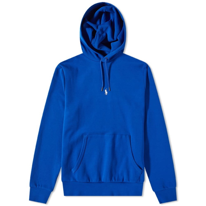 Photo: Polo Ralph Lauren Men's Centre Logo Popover Hoody in Sapphire Star