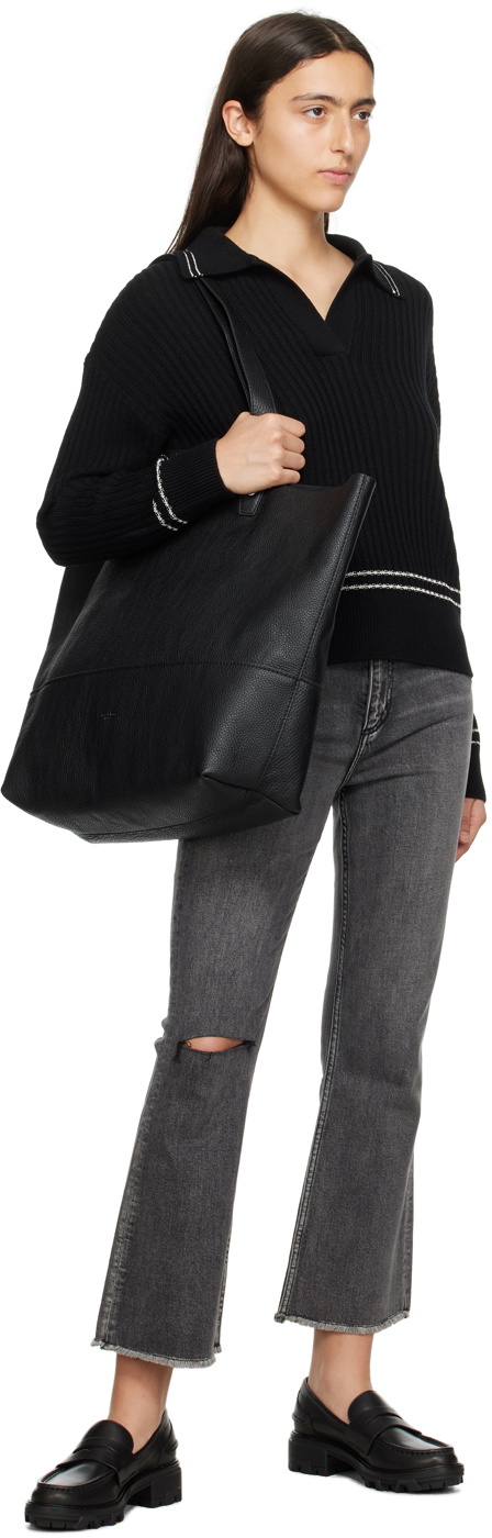 rag & bone Black Large Logan Tote Rag and Bone