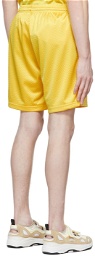 Brain Dead Yellow Polyester Shorts
