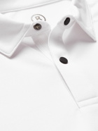 Bogner - Timo Logo-Print Cotton-Blend Piqué Golf Polo Shirt - White