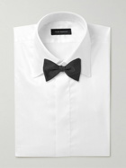 Thom Sweeney - Cutaway-Collar Cotton and Lyocell-Blend Shirt - White