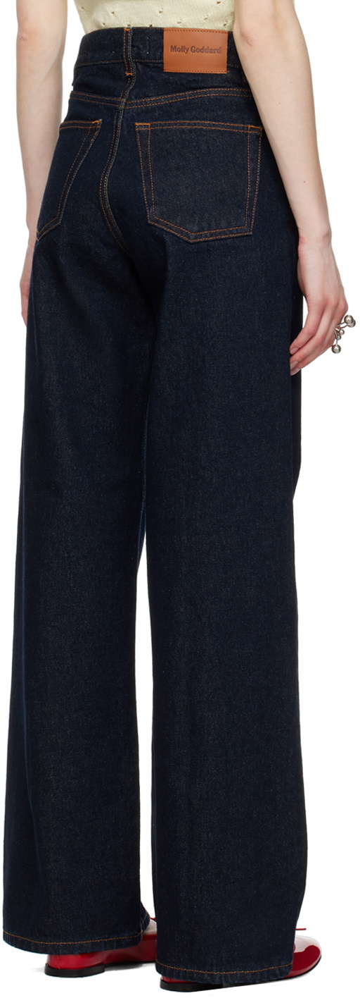 Molly Goddard Navy Joan Jeans
