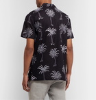 Onia - Vacation Camp-Collar Printed Cotton and Modal-Blend Shirt - Black