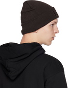 Dime Brown Embroidered Beanie