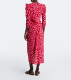 Isabel Marant Albini floral silk-blend midi dress