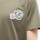 Moncler Men's Multi Logo T-Shirt in Khaki