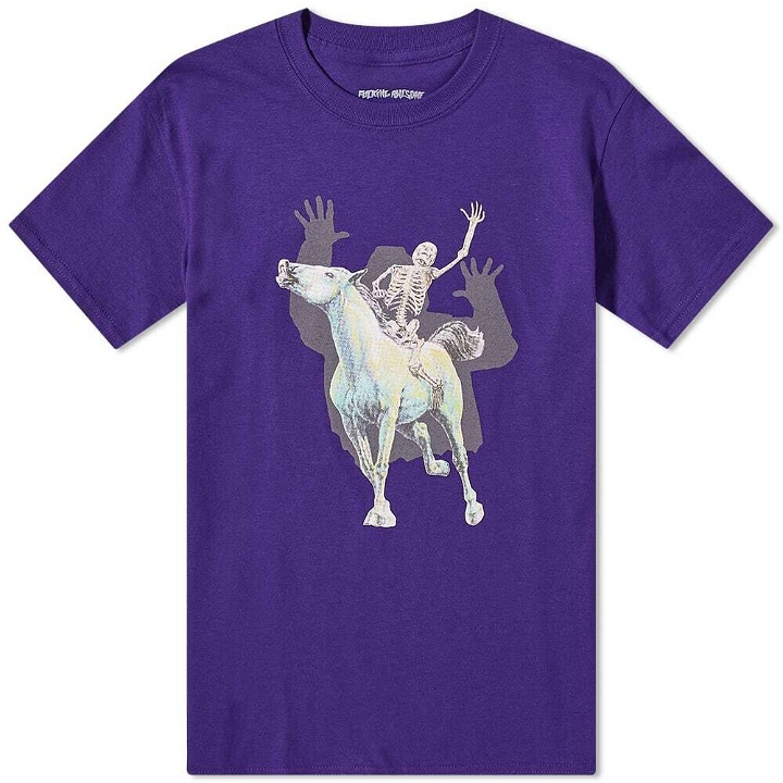 Photo: Fucking Awesome Men's What's Next T-Shirt in Violet