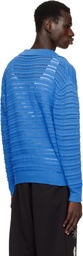 Dunst Blue Open Collared Cardigan
