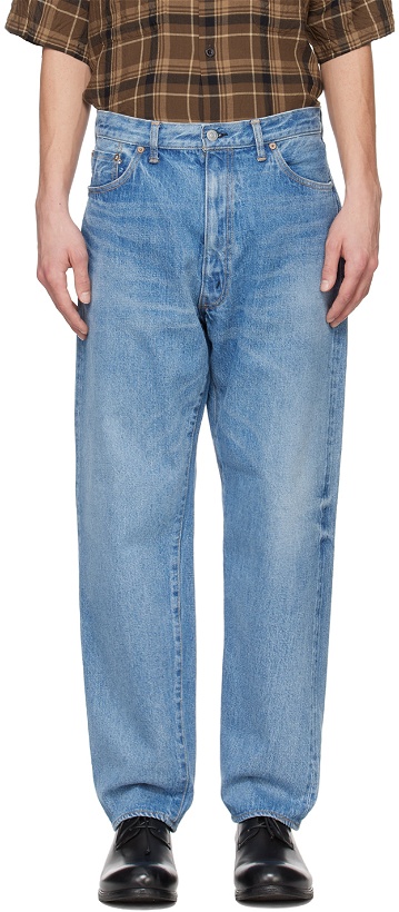 Photo: KAPTAIN SUNSHINE Indigo Five-Pocket Jeans