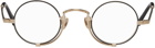 Matsuda Black & Gold 10103H Glasses