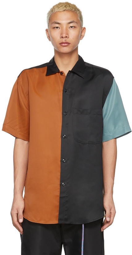 Photo: Song for the Mute Multicolor Avenue D’Ivry Colorblocked Oversized Shirt