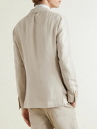 Eleventy - Lyocell and Linen-Blend Suit Jacket - Neutrals