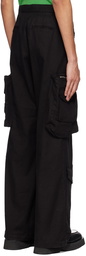 Winnie New York Black Pocket Cargo Pants