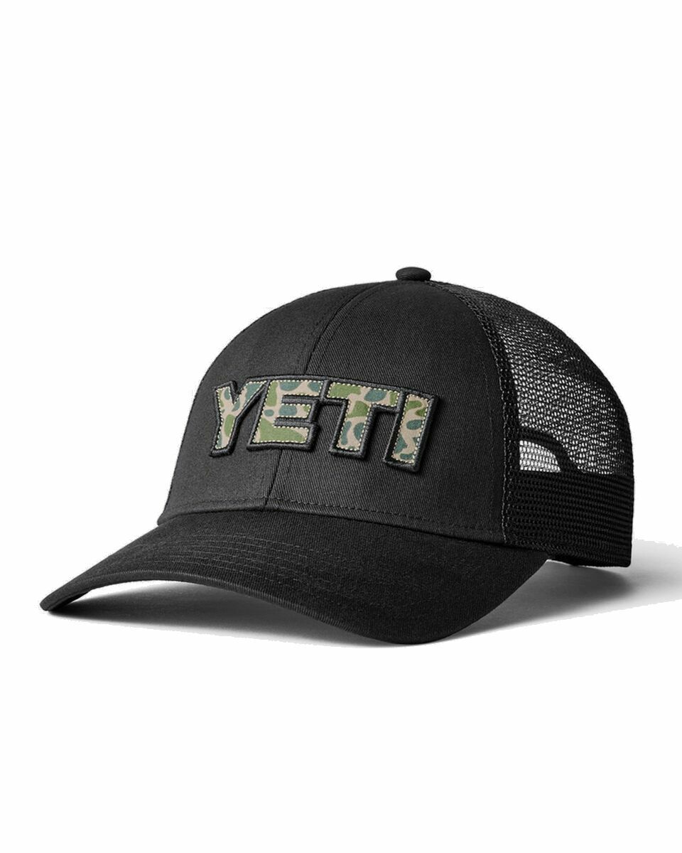 Photo: Yeti Camo Logo Badge Low Pro Trucker Hat Black - Mens - Caps