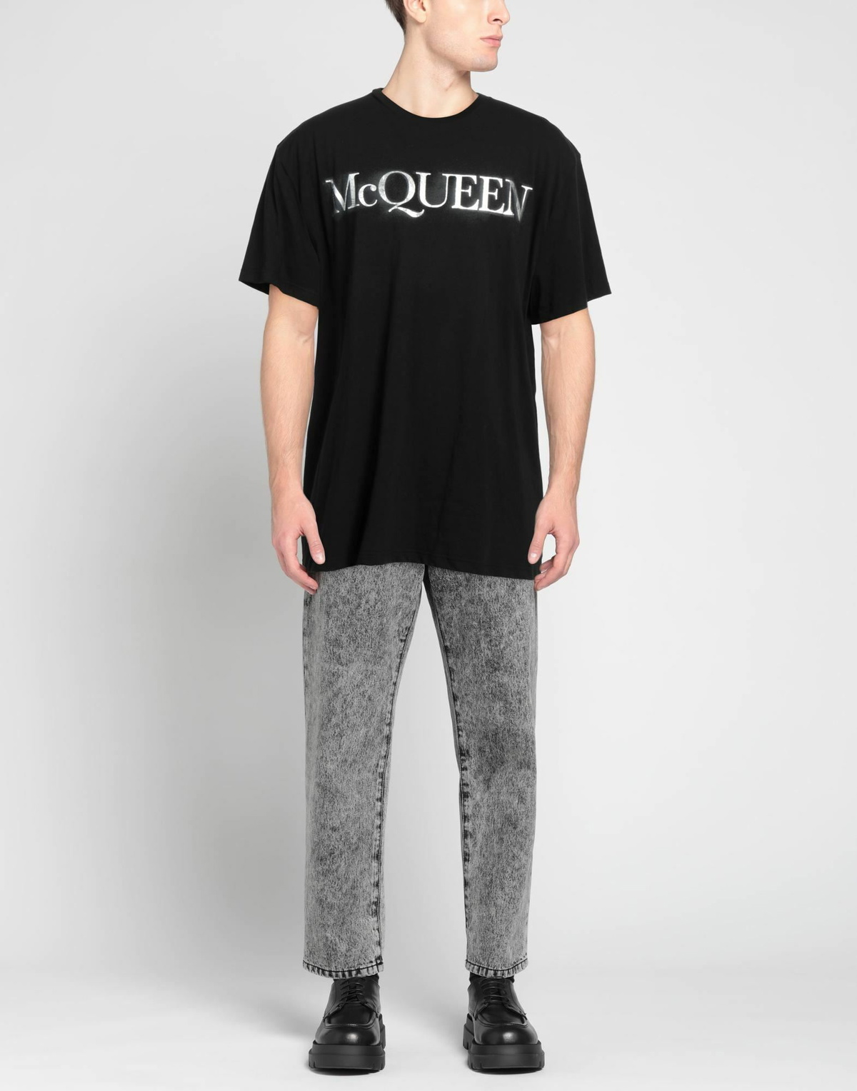 Mcqueen Mens T-shirt in Black