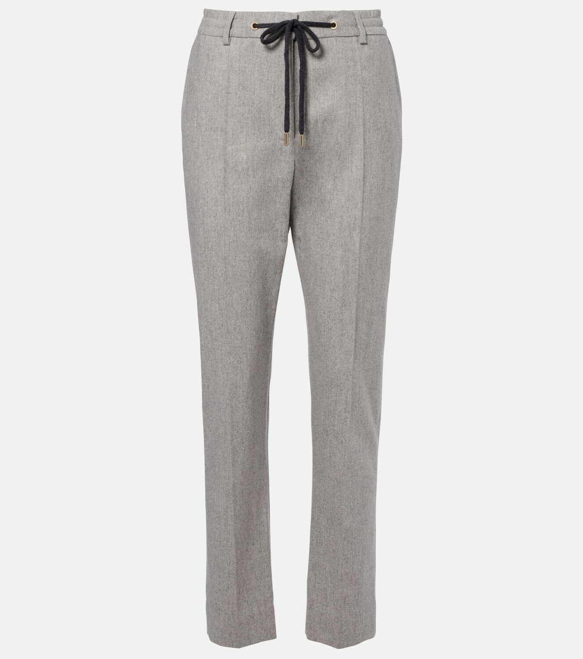 Eleventy Wool and cashmere tapered pants