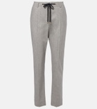 Eleventy Wool and cashmere tapered pants
