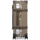 Gucci Beige Globe-Trotter Edition Large GG Suitcase