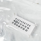 Maison Margiela Men's 11 Logo XL Tote Bag in Transparent/White