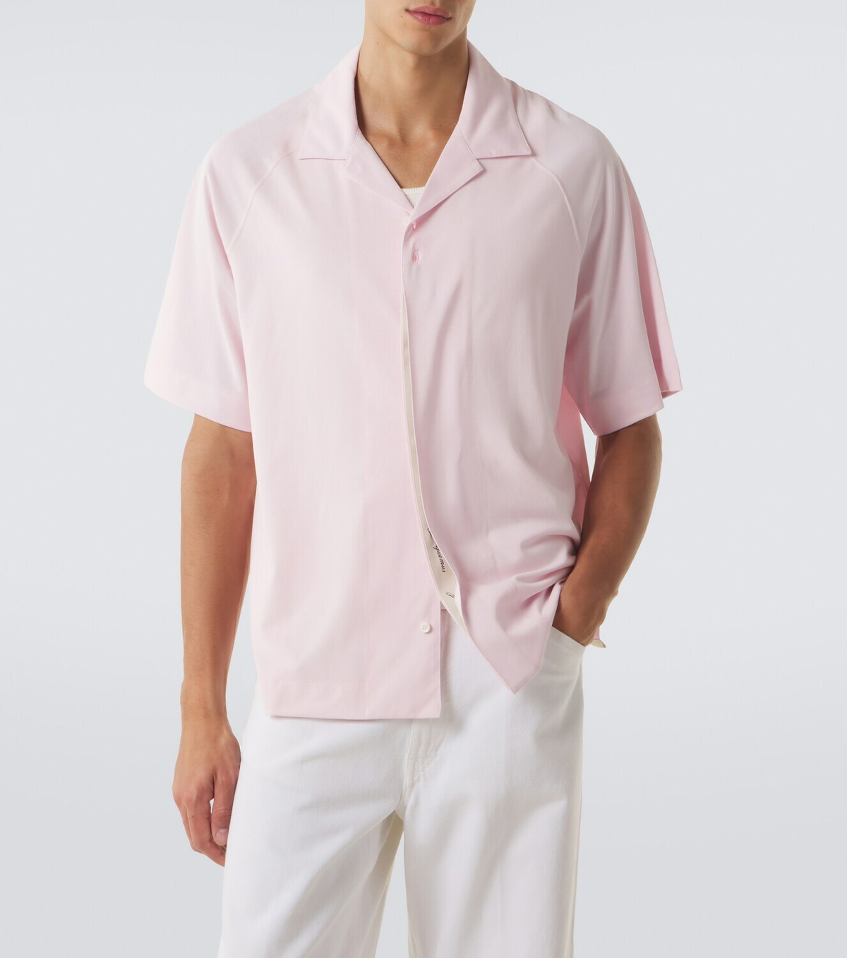 Jacquemus Jean Atelier jersey bowling shirt