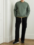 Folk - Prism Garment-Dyed Cotton-Jersey Sweatshirt - Green