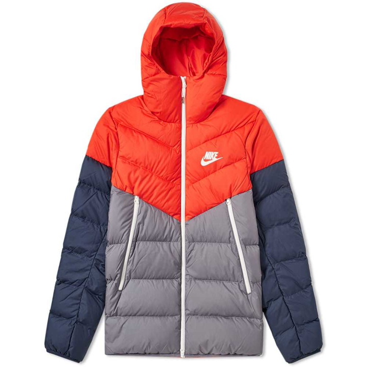 Photo: Nike Down Filled Hooded Windrunner Jacket
