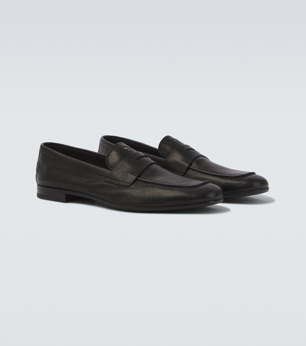 Prada Leather penny loafers