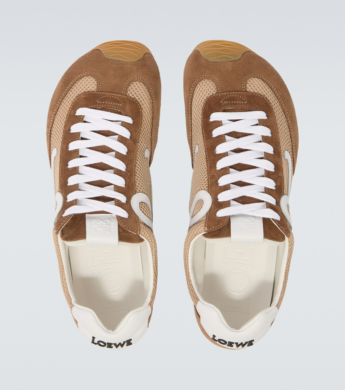 Loewe Ballet Runner 2.0 suede-trimmed sneakers