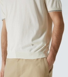 Tod's Ribbed-knit cotton polo shirt