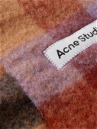 Acne Studios - Checked Knitted Scarf