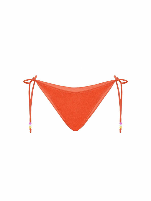Photo: MC2 Saint Barth Woman Terry Swim Briefs With Charms