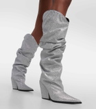Alexandre Vauthier Glitter knee-high boots